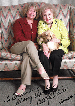 Diana Saint James with Betty White