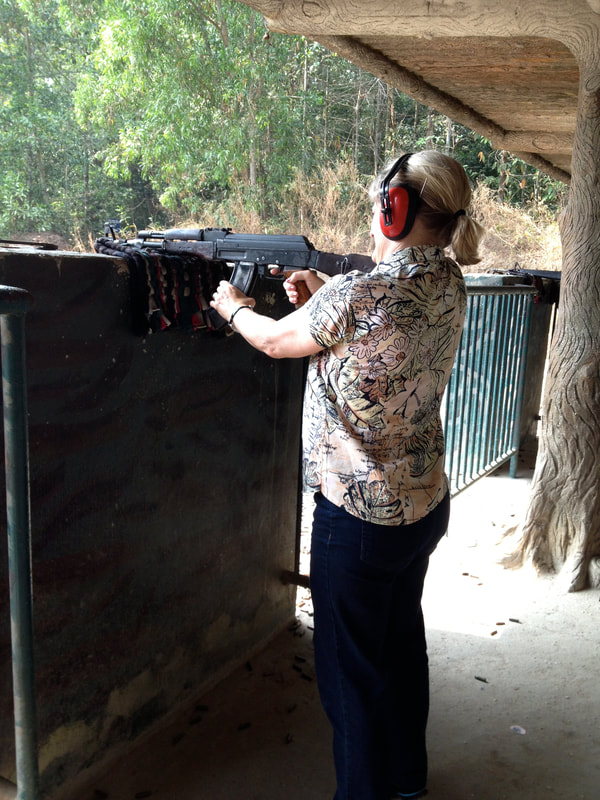 Shooting Target Experience with Diana Saint James, Travel Consultant