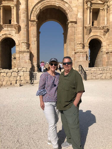 Gates of the Jerash, Jordan with Jill Romano Travel Agent
