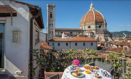 Bruneleschi Hotel, Duomo views Florence, Italy