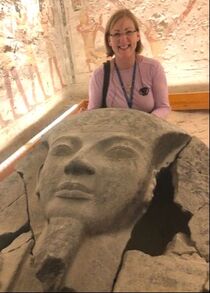 Jill Romano at Tutankhamun
