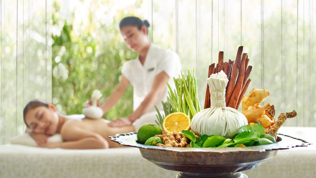 Park Hyatt Siem spa with compress massage, Hyatt Prive